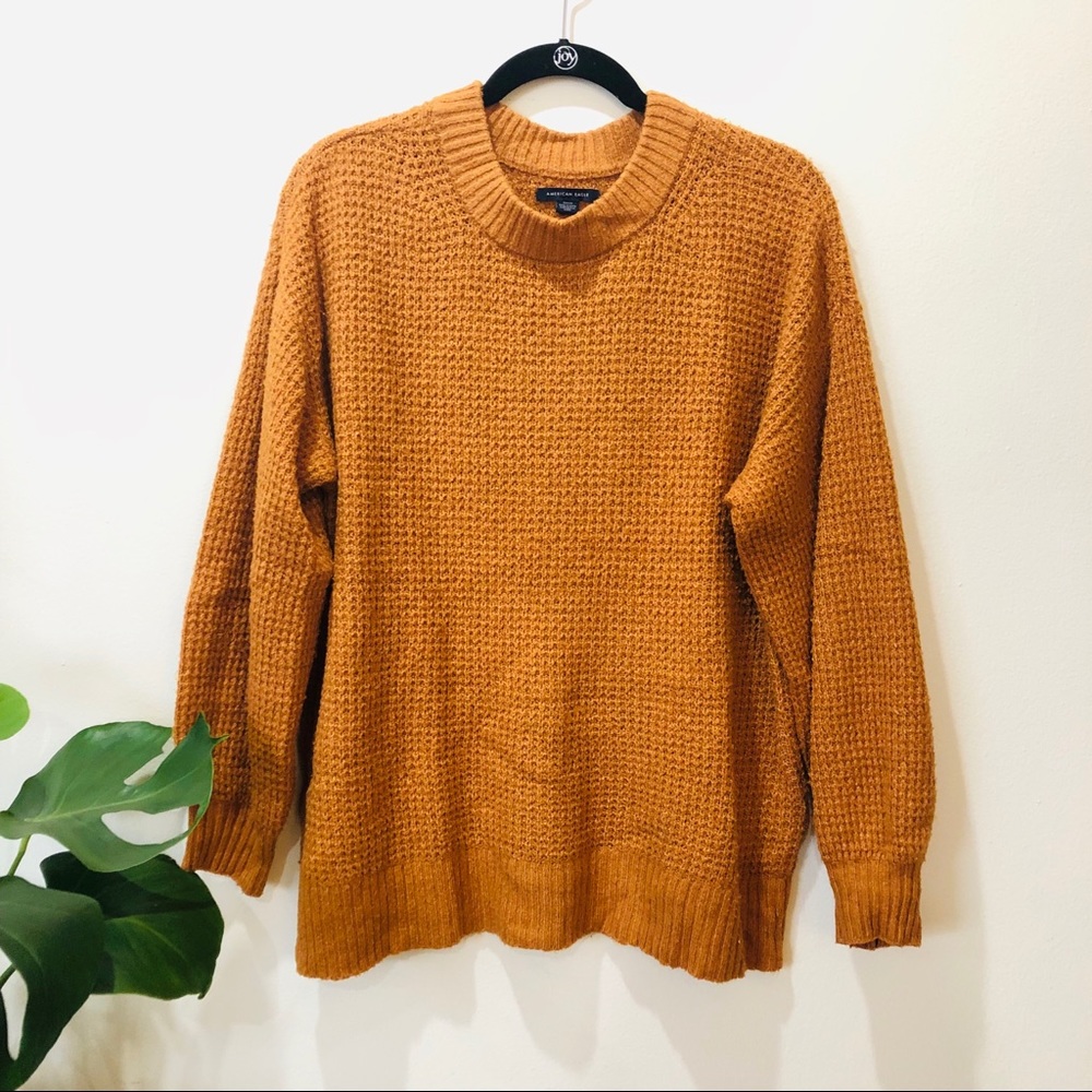 American Eagle Burnt Orange Sweater